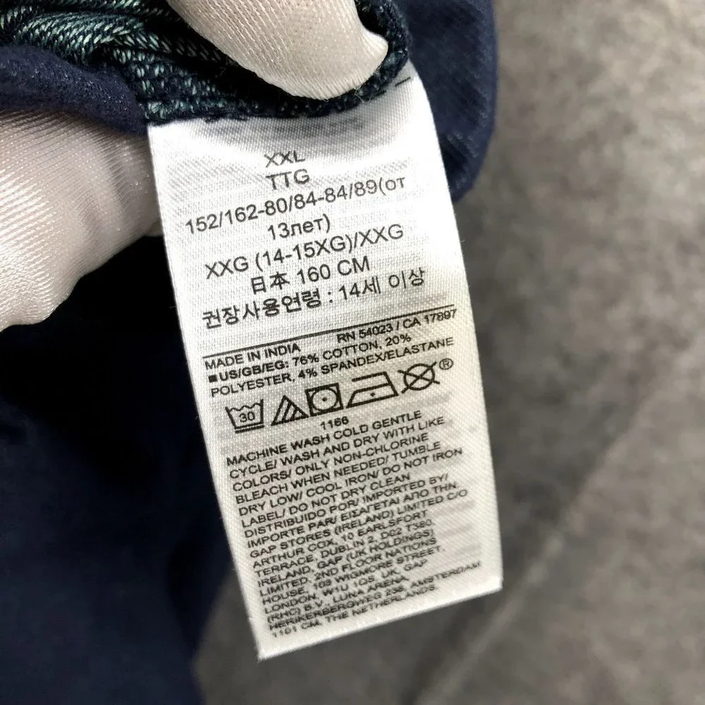 GAP Justice Girls XL 16-18 Leggings BUNDLE Blue Gray‎ Active Lounge Cotton blend